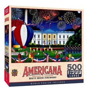 Americana - White House Fireworks 500 Piece EZ Grip Puzzle